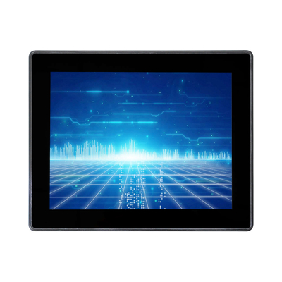 Vandalproof 8 Inch PCAP Touch Monitor Dengan Open Frame Luminance 400 Cd/M2