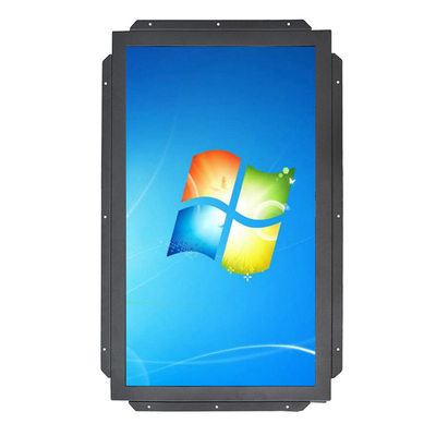 Panel Monitor Sentuh Inframerah Perusak 32 Inch Dengan Kaca Tempered 60Hz