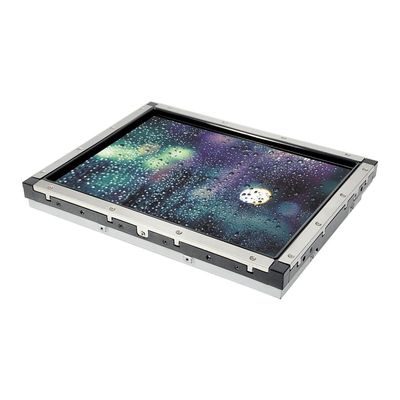 kualitas  Metal Open Frame SAW Touch Monitor LCD 4k Resolution 15 Inch pabrik