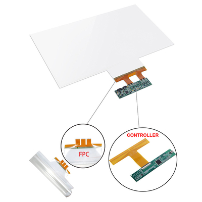 55 inci kapasitif PCAP Touch Foil, LCD Touch Screen Foil Film