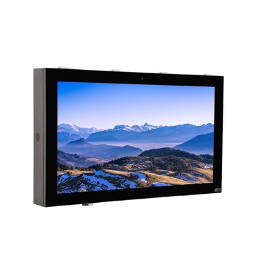 43 ''Tampilan Iklan LCD Luar Ruangan, OEM Outdoor LCD Digital Signage Respon 6ms