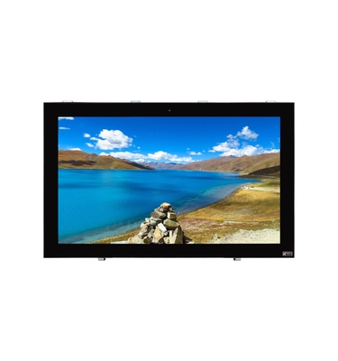 Layar LCD Iklan Luar Ruangan Berdiri Lantai Cerdas 75 Inch