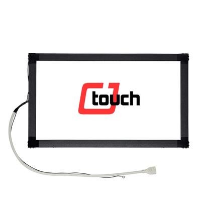 18.5 &quot;Layar Sentuh Gelombang Akustik Permukaan Standar Kaca 4mm / 6mm Dengan Pengontrol