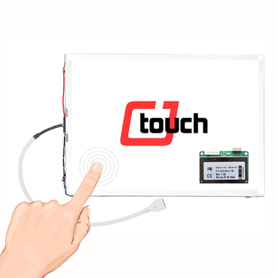 Panel Sentuh Akustik CJTOUCH, Panel Layar Sentuh 17 Inch untuk Mesin POS Kios ATM