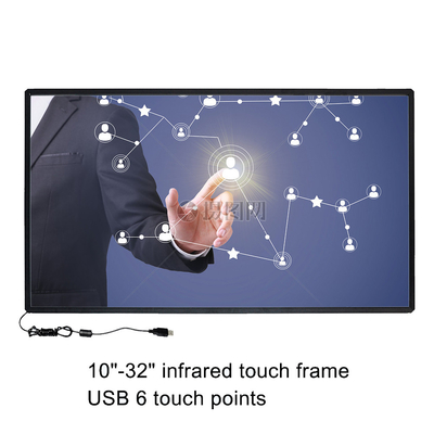 Layar Sentuh Sensor IR Multitouch 48 '', Layar Sentuh IR 10 Titik Sentuh