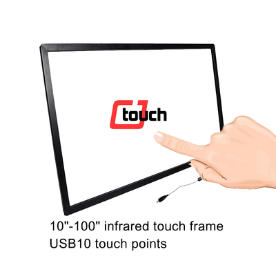 40 &quot;Layar Sentuh Inframerah Antiglare Untuk Tampilan Iklan 10 poin Sentuh
