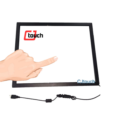 Layar Sentuh Inframerah Multi Sentuh 17 Inch Dengan Bukti Perusak Kaca 3mm