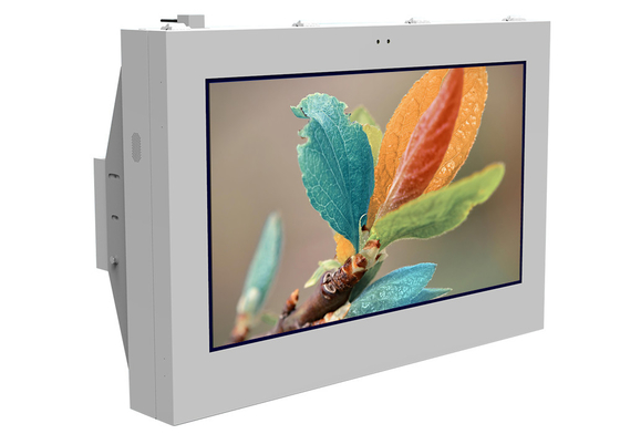Layar LCD Iklan Luar Ruangan Berdiri Lantai Cerdas 75 Inch