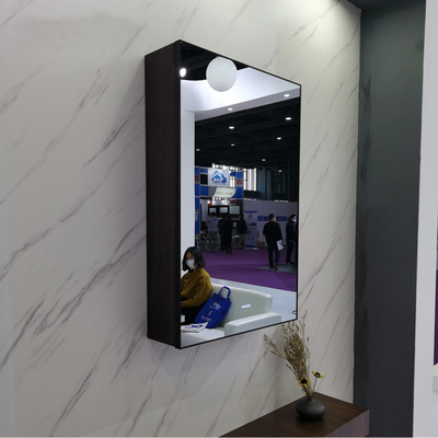 Android 5.0 Touchscreen Smart Mirror, Cermin Kamar Mandi Interaktif 15,6 inci