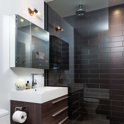 Android 5.0 Touchscreen Smart Mirror, Cermin Kamar Mandi Interaktif 15,6 inci