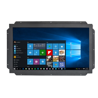 VGA DVI DC12V Inframerah Multi Layar Sentuh 250cd/M2 4 Titik Sentuh