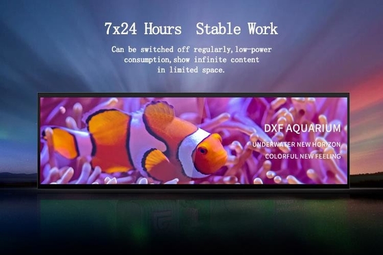 CJ TOUCH Stretched Bar Lcd Display Panel 38,5 inci resolusi 1920x540