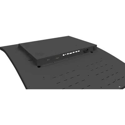 Panel Monitor Layar Sentuh 4K Melengkung 43 Inch Dengan Bezel Strip LED