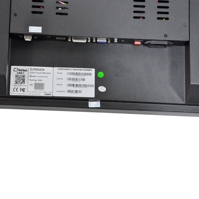 Vandalproof 55inch HD LCD Display Monitor, Layar Sentuh Bingkai IR Untuk Pendidikan