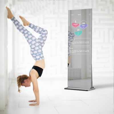 43 Inch Touchscreen Smart Mirror, kamera 3D Fitness Interactive Mirror