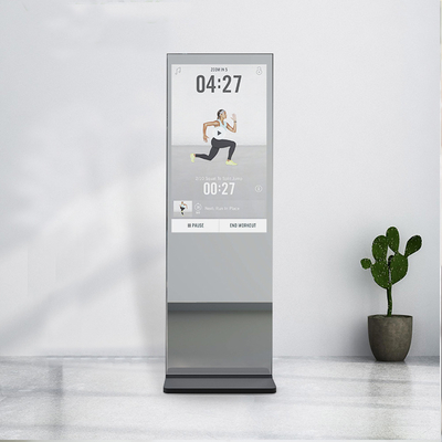 43 Inch Touchscreen Smart Mirror, kamera 3D Fitness Interactive Mirror