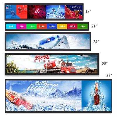 TFT Ultra Lebar Membentang Bar LCD Display 34.6 Inci 1920X162